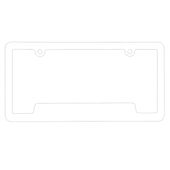 Corner-View License Plate Frame — view 2