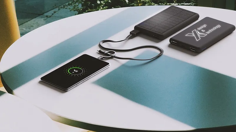 Custom SCX Design® ECO Solar Power Bank 8000 mAh