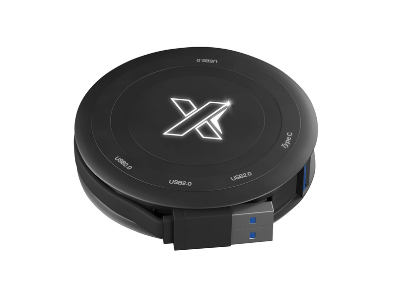 Custom SCX Design® Wireless Charger & 4 Hub 2.0