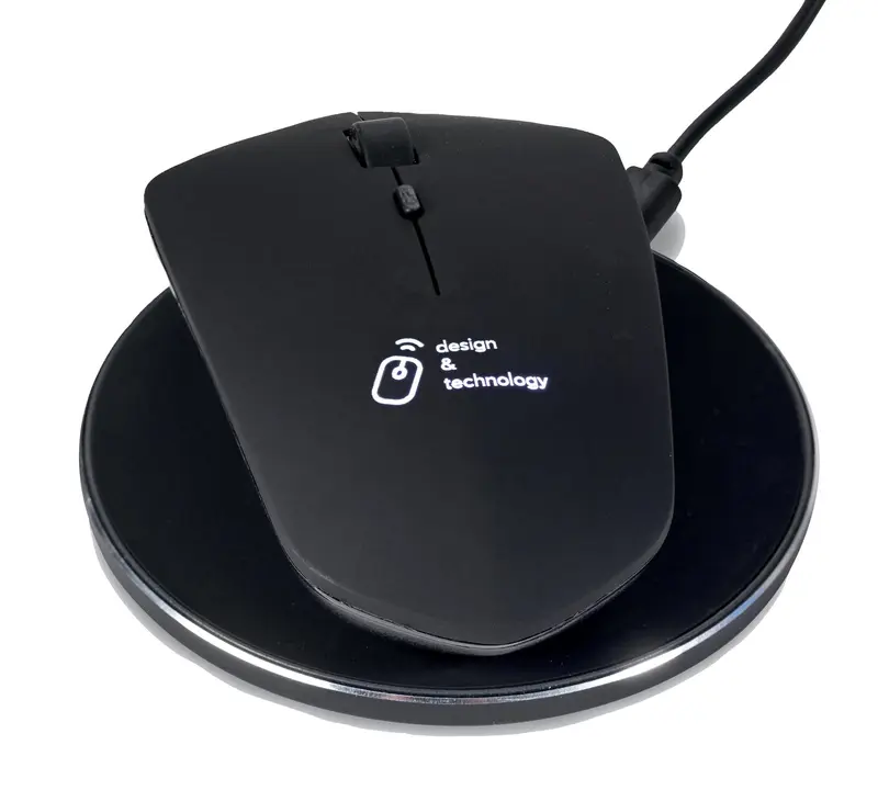 Custom SCX Design® Wireless Charging Mouse & Wireless Charger