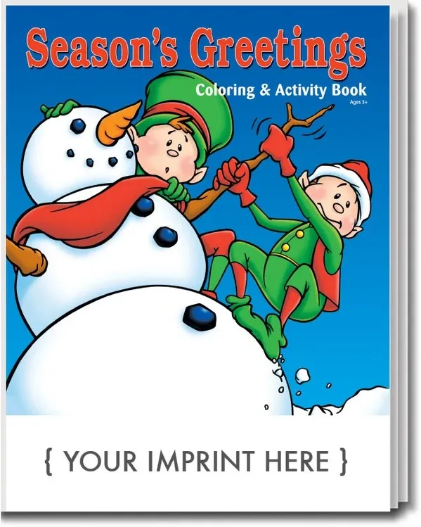 Season's Greetings Coloring Book