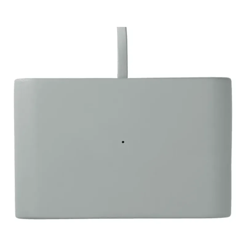 Custom Stone Wireless Charging Desk Clock with Integrated Cable — view 5