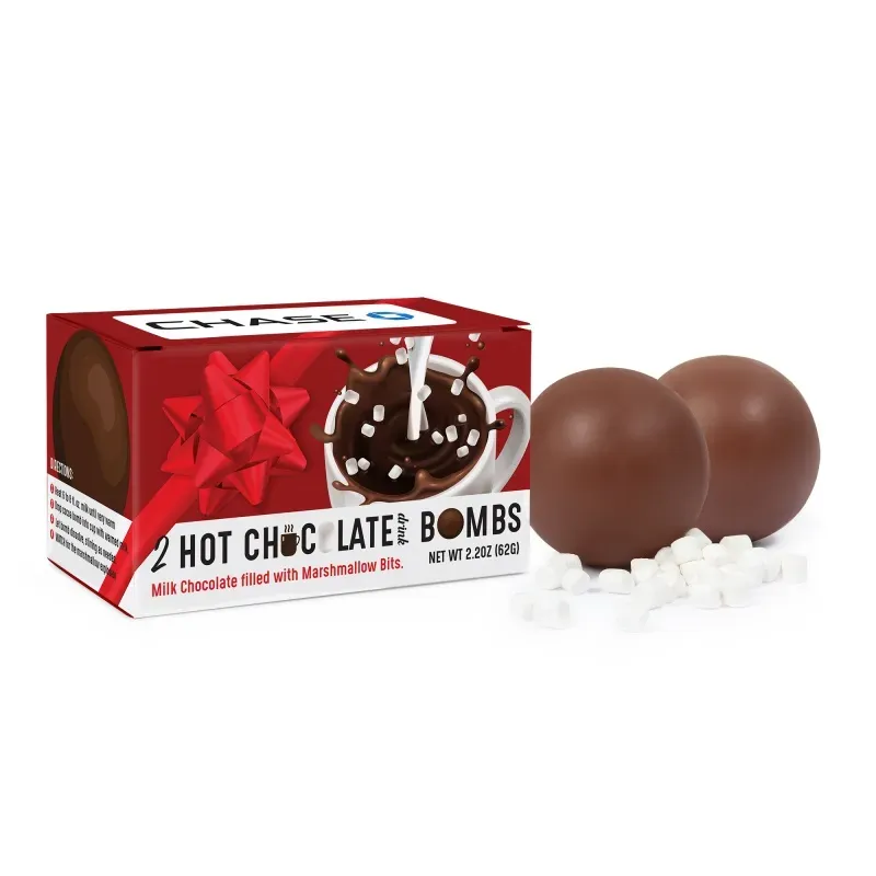 Set of Hot Chocolate Bombs in Full Color Gift Box