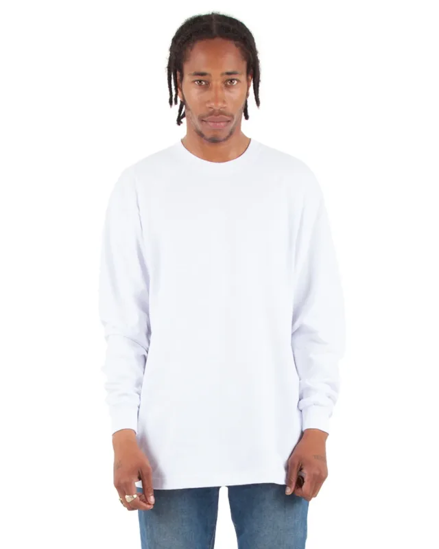 Shaka Wear Adult Max Heavyweight Long-Sleeve T-Shirt — view 2
