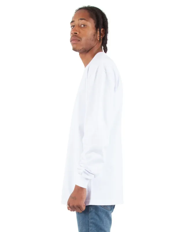Shaka Wear Adult Max Heavyweight Long-Sleeve T-Shirt — view 3