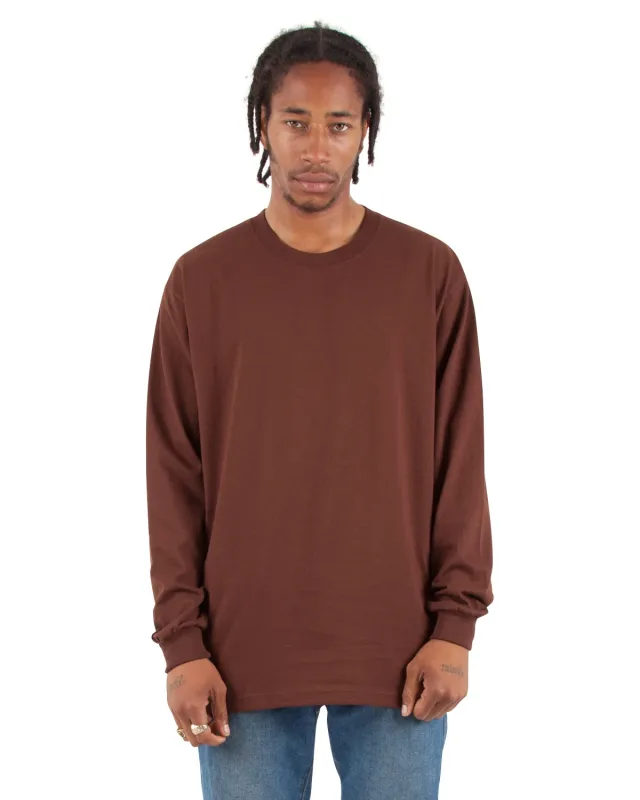 Shaka Wear Adult Max Heavyweight Long-Sleeve T-Shirt — view 5