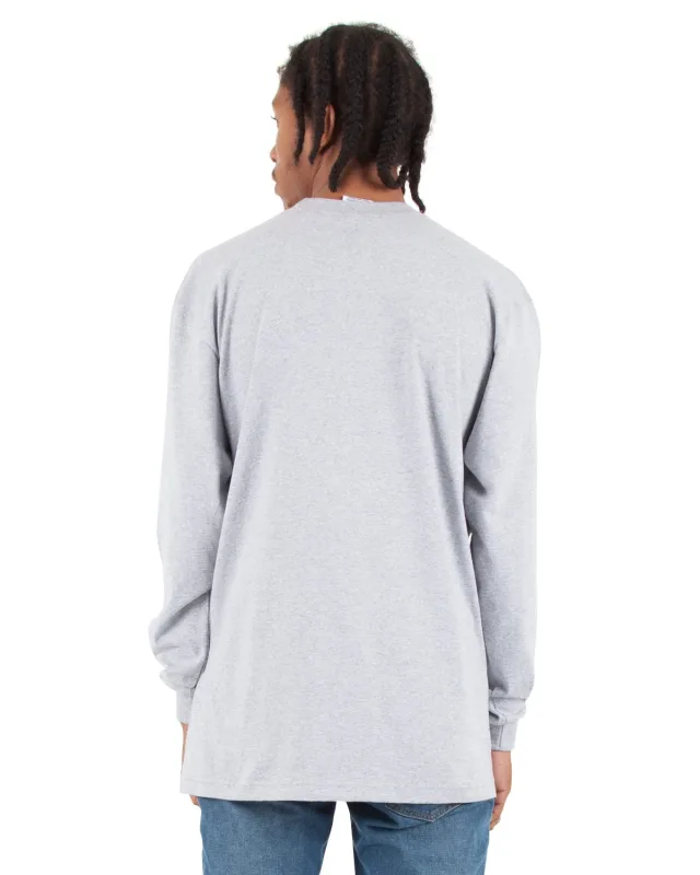 Shaka Wear Adult Max Heavyweight Long-Sleeve T-Shirt — view 7