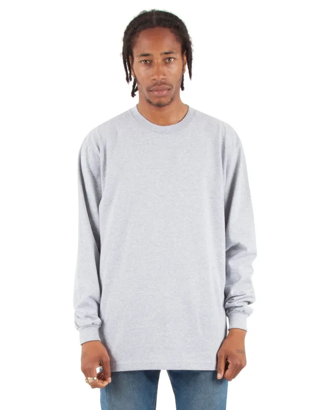 Shaka Wear Adult Max Heavyweight Long-Sleeve T-Shirt — view 8