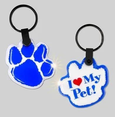 ShapeLights Imprint A Shape Paw Light Bulb Keyring