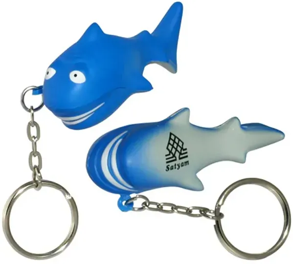 Customized Shark Stress Key Chain