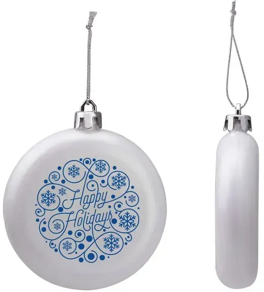 Shatter Resistant Flat Round Ornament — view 7