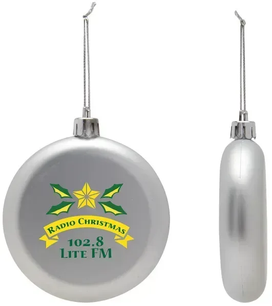 Shatter Resistant Flat Round Ornament — view 8