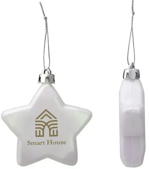 Shatter Resistant Flat Star Ornament — view 5