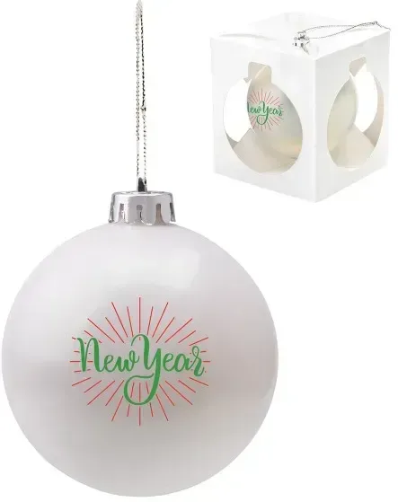 Personalized Shatter Resistant Ornament — view 2