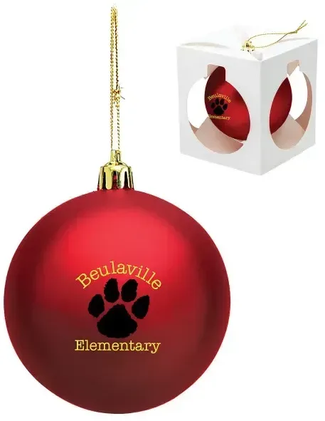 Personalized Shatter Resistant Ornament — view 7