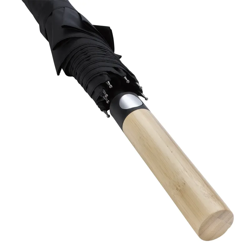 Shed Rain® RPET Auto Open Bamboo Stick Umbrella — view 3