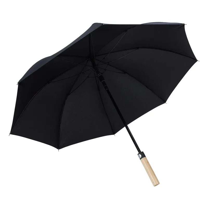 Shed Rain® RPET Auto Open Bamboo Stick Umbrella — view 4