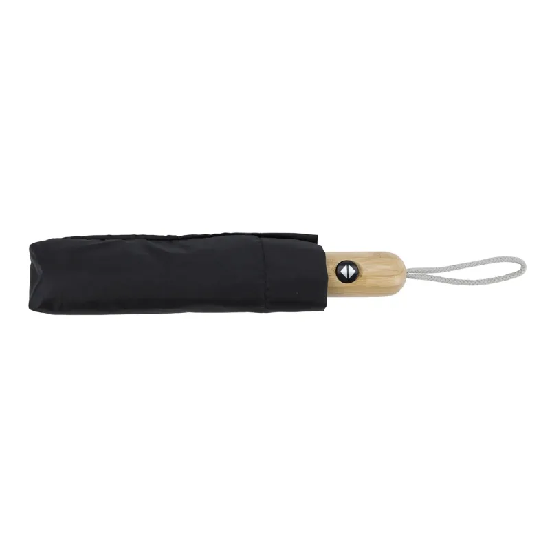 Shed Rain® RPET Auto Open/Close Bamboo Compact Umbrella — view 4