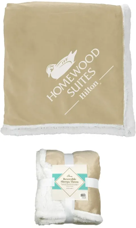 Personalized Sherpa Fur Blanket — view 2