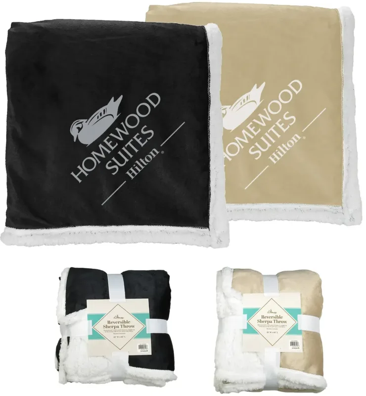 Personalized Sherpa Fur Blanket — view 3