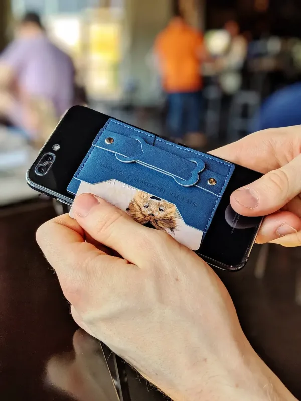 Customized Phone Stand Card Holder — view 3