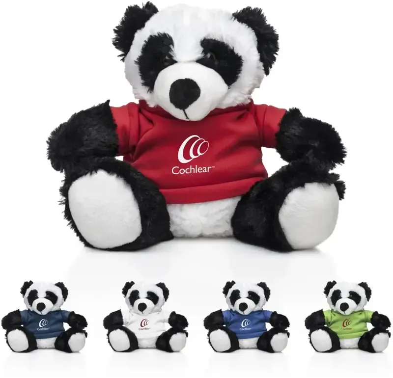 Customizable Silas Panda Plush with Logo