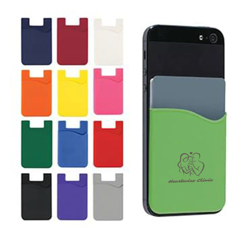 Silicone Card Sleeve for Mobile Phones