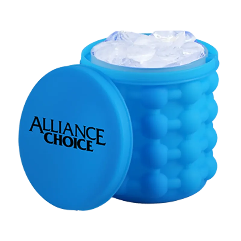 Silicone Ice Cube Maker & Bucket — view 2