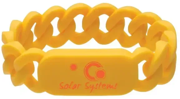 Promotional Silicone Link Wristband — view 6
