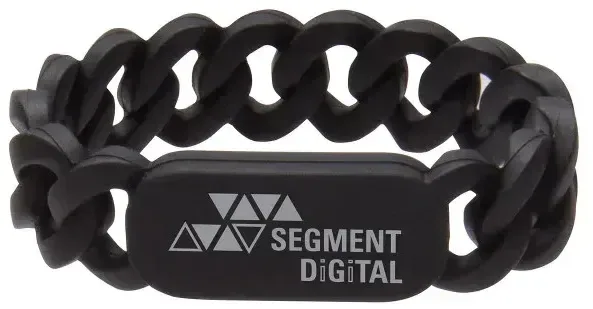 Promotional Silicone Link Wristband — view 7