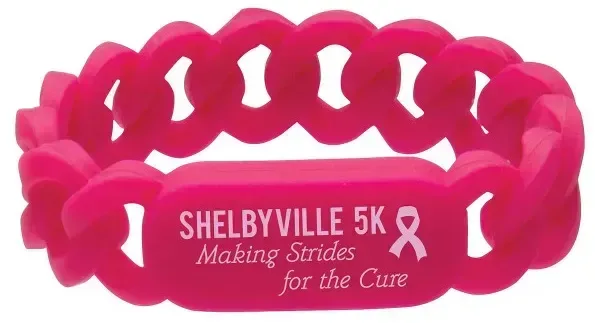 Promotional Silicone Link Wristband — view 9