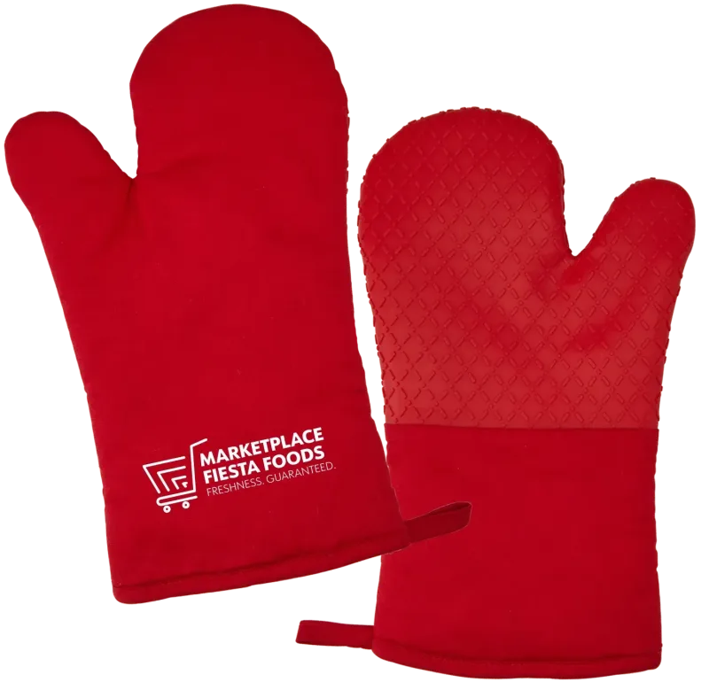 Personalized Silicone & RPET Ad-Mitt (Diamond Pattern) — view 2