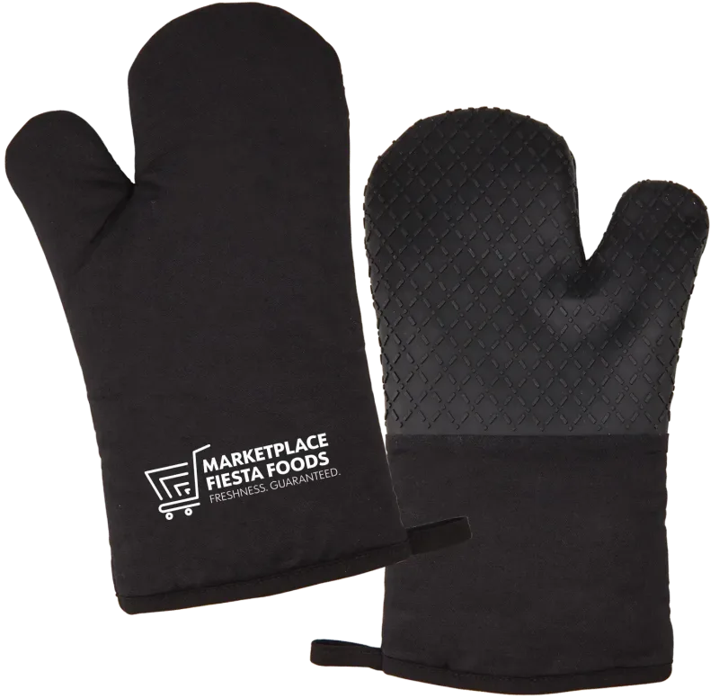 Personalized Silicone & RPET Ad-Mitt (Diamond Pattern) — view 3