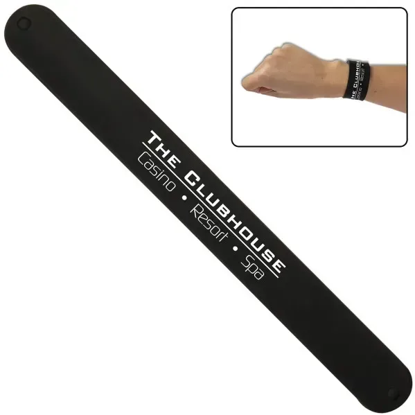 Custom Silicone Slap Bracelet — view 10