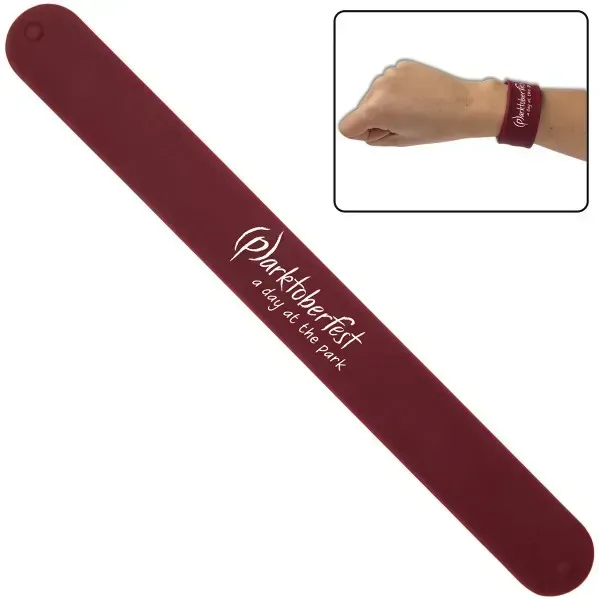 Custom Silicone Slap Bracelet — view 11
