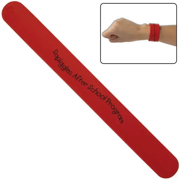 Custom Silicone Slap Bracelet — view 6