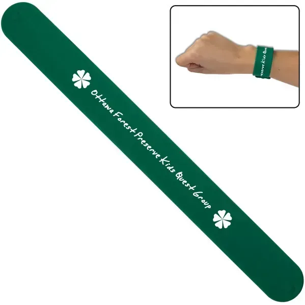 Custom Silicone Slap Bracelet — view 7