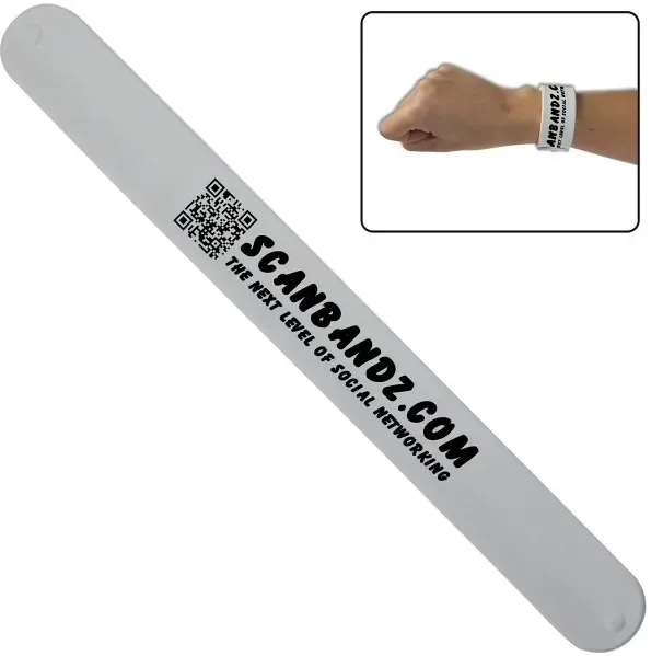 Custom Silicone Slap Bracelet — view 8