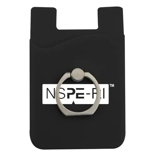 Silicone Wallet with Ring — view 2