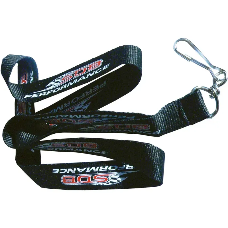 Silkscreened Flat Polyester Lanyard: 1/2" W x 36" L