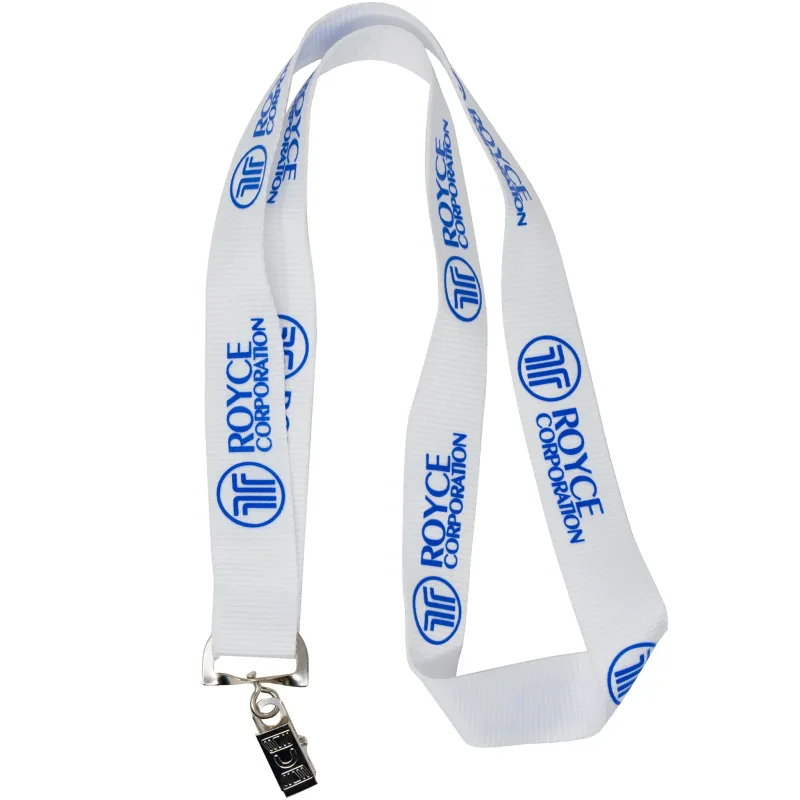 Silkscreened Flat Polyester Lanyard: 1/2" W x 36" L — view 10