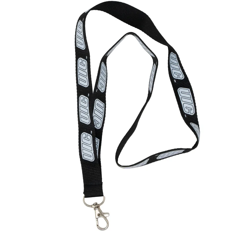 Silkscreened Flat Polyester Lanyard: 1/2" W x 36" L — view 12