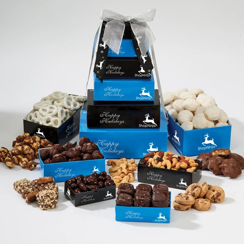 Six Tier Custom Logo Treat Tower - Option 2