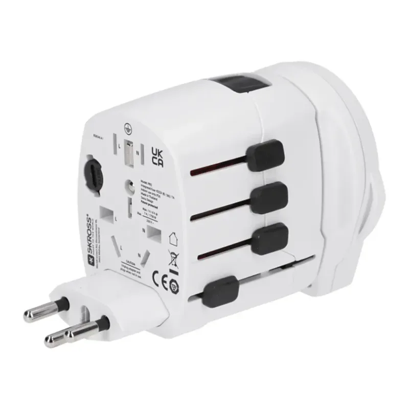 Branded SKROSS World Pro Travel Adapter & USB Charger — view 18