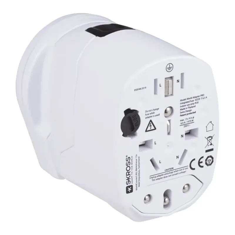 Branded SKROSS World Pro Travel Adapter & USB Charger — view 30