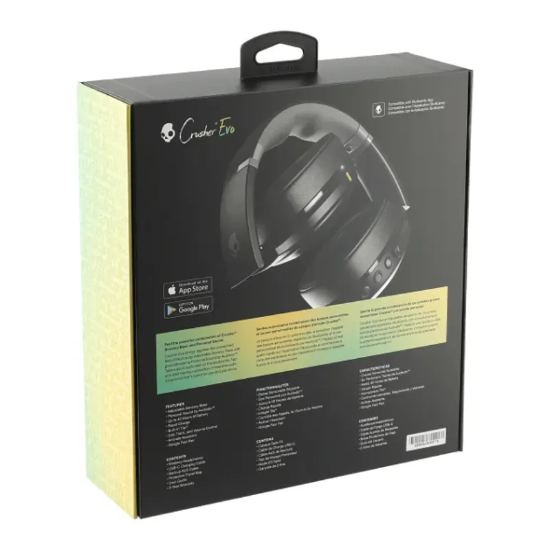 Custom Skullcandy Crusher Evo Bluetooth Headphones with Personal Sound Technology — view 4