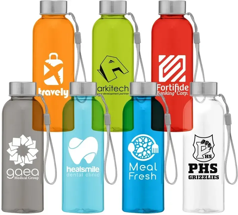 RPET Water Bottle with Wrist Strap (17 oz.)