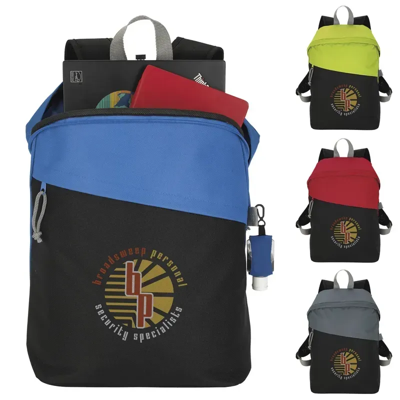 Custom Slant Cut Computer Backpack