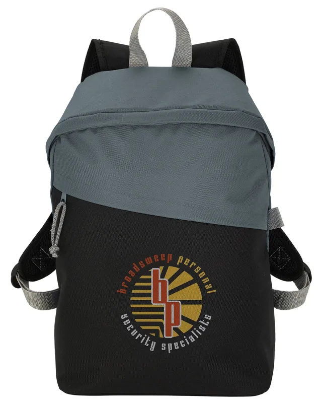 Custom Slant Cut Computer Backpack — view 2