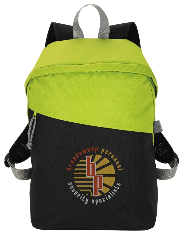 Custom Slant Cut Computer Backpack — view 3
